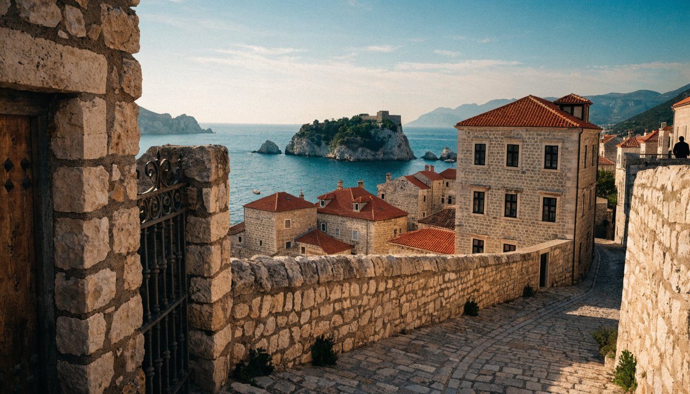 Old town of Budva on the Adriatic — host city of AI HORIZON